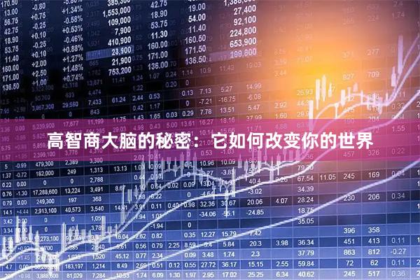 高智商大脑的秘密：它如何改变你的世界