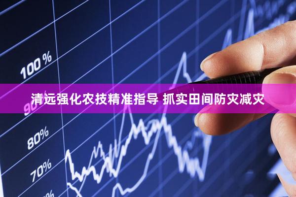 清远强化农技精准指导 抓实田间防灾减灾